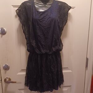 (No Tag) Elegant Black Lace Women's Dress